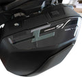labelbike - 3D Stickers Motorcycle Side Bags Protection and Decoration in Resin Compatible with Yamaha Tracer 9 2021-2026 Color Gray Black Carbon