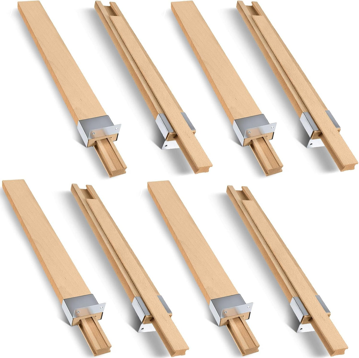 maitys 8 pcs wood drawer slides, 15-3/4 inches, main product view
