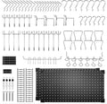 100PCS Pegboard Accessories Organizer Kit, Paper Towel Holder, Closet
