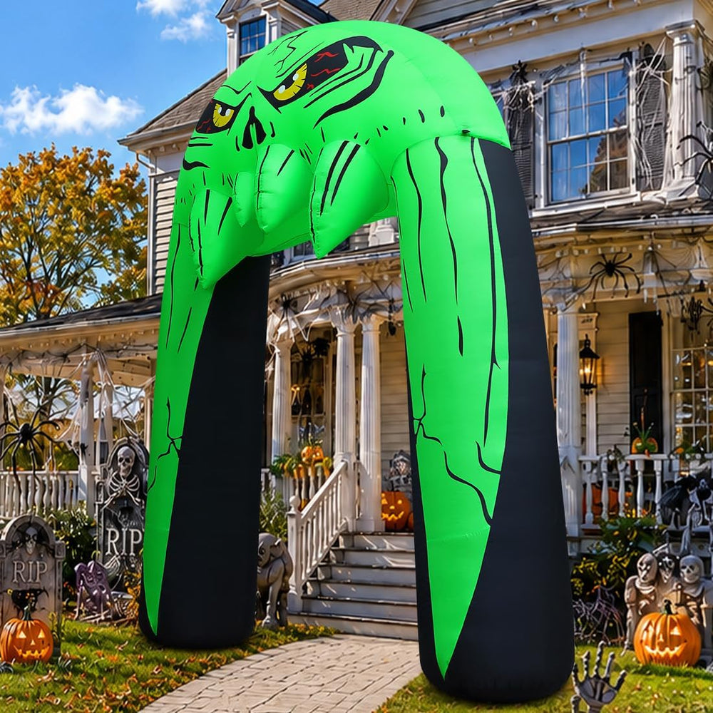 COMIN 10 FT Halloween Inflatables Archway Outdoor Decorations Blow Up Yard Mo...