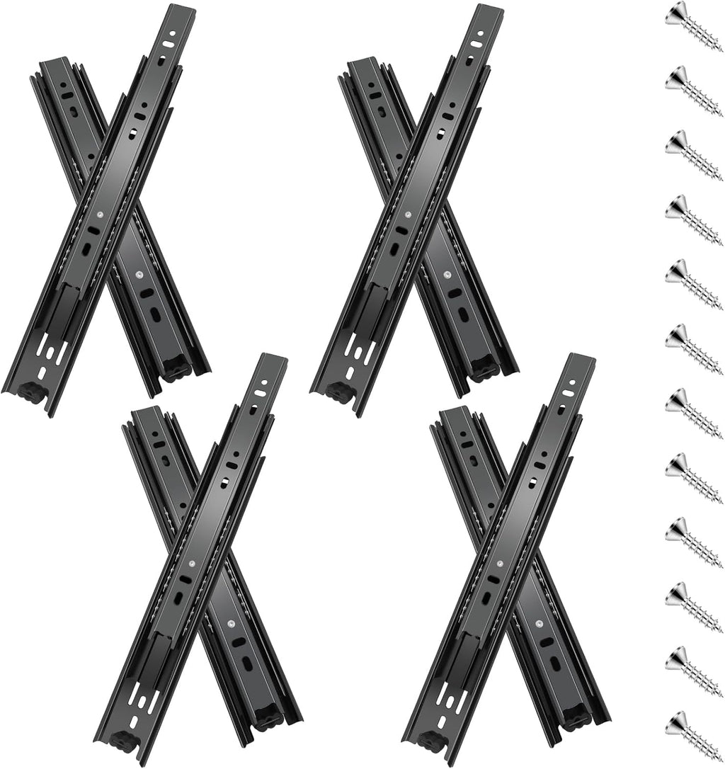 16 inch drawer slides 4 pairs (8pcs) full, main product view