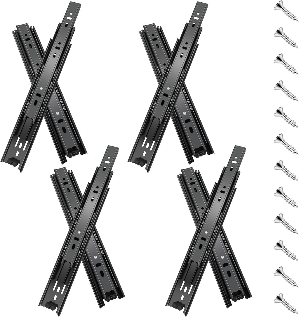 22 inch drawer slides 4 pairs (8pcs) full, main product view