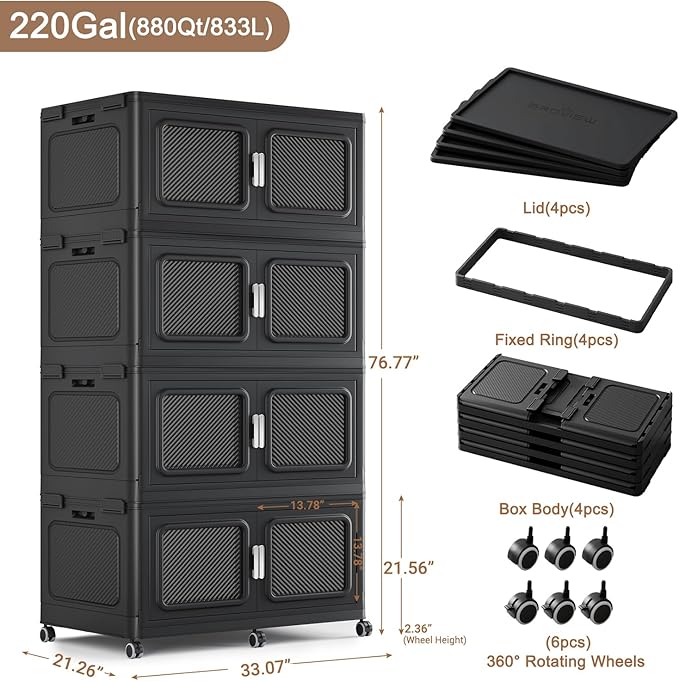 880 Qt Stackable Storage Bin - Image 2