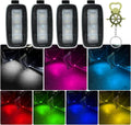 SANRILY 4Pcs Car Door welcome lights Fit For Porsche Panamera 2017-2023 Wireless Car Door Step Welcome Lights Shadow Lights (7 Color lights)
