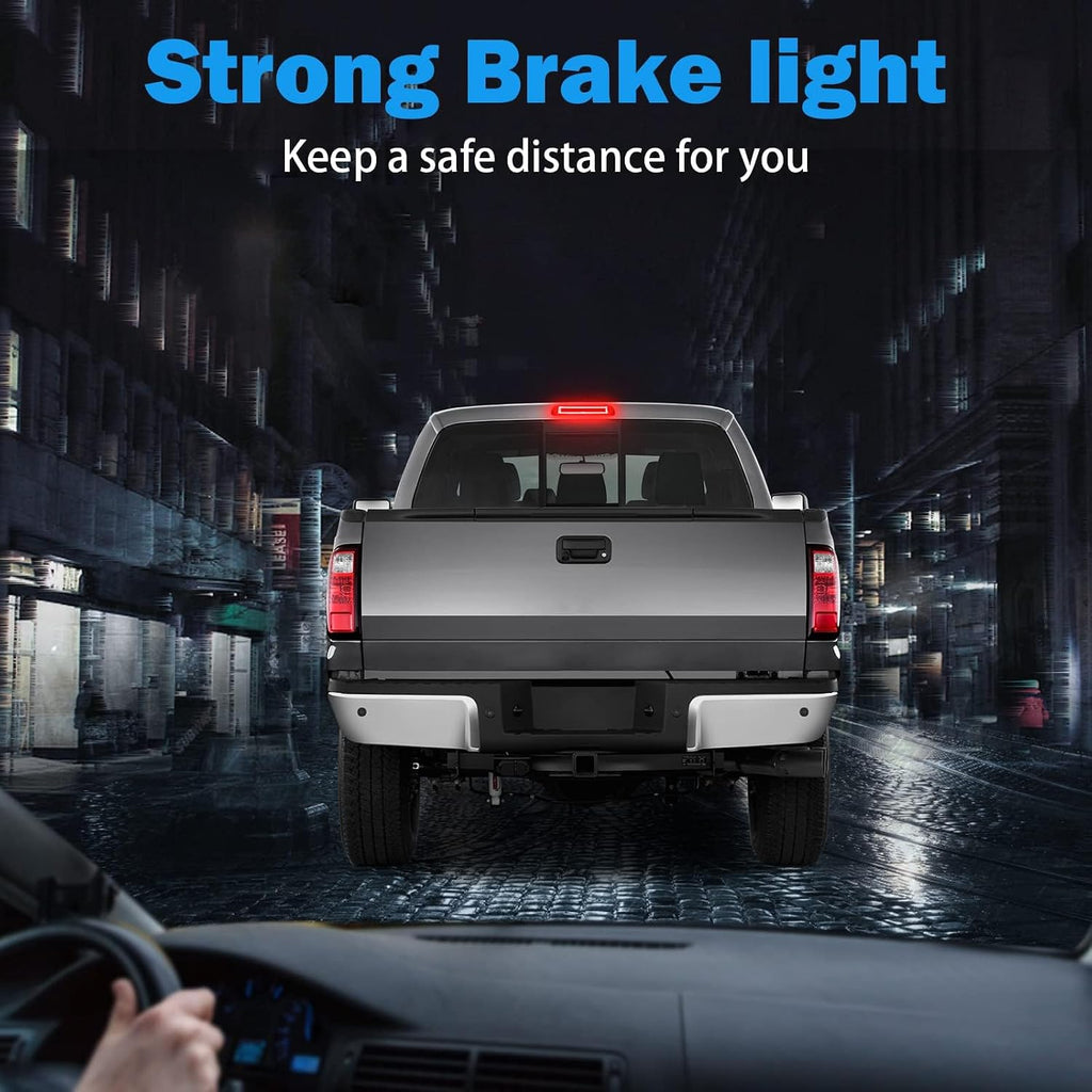 Third Brake Light Compatible with 1999-2016 Ford F250 F350 Super Duty 3rd Brake Light LED Accessories F450 F550 95-03 Ranger Tail Cab Cargo Light High Mount Stop Light