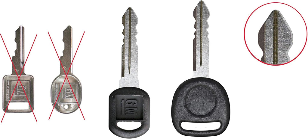 Bolt 7018445 5/8" Receiver Lock for Early Model Chevrolet, GMC, Hummer, Buick, Cadillac, Oldsmobile and Pontiac Keys