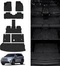 LASFIT Floor Mats&Trunk Mat for Toyota Highlander 2014-2019, All Weather TPE