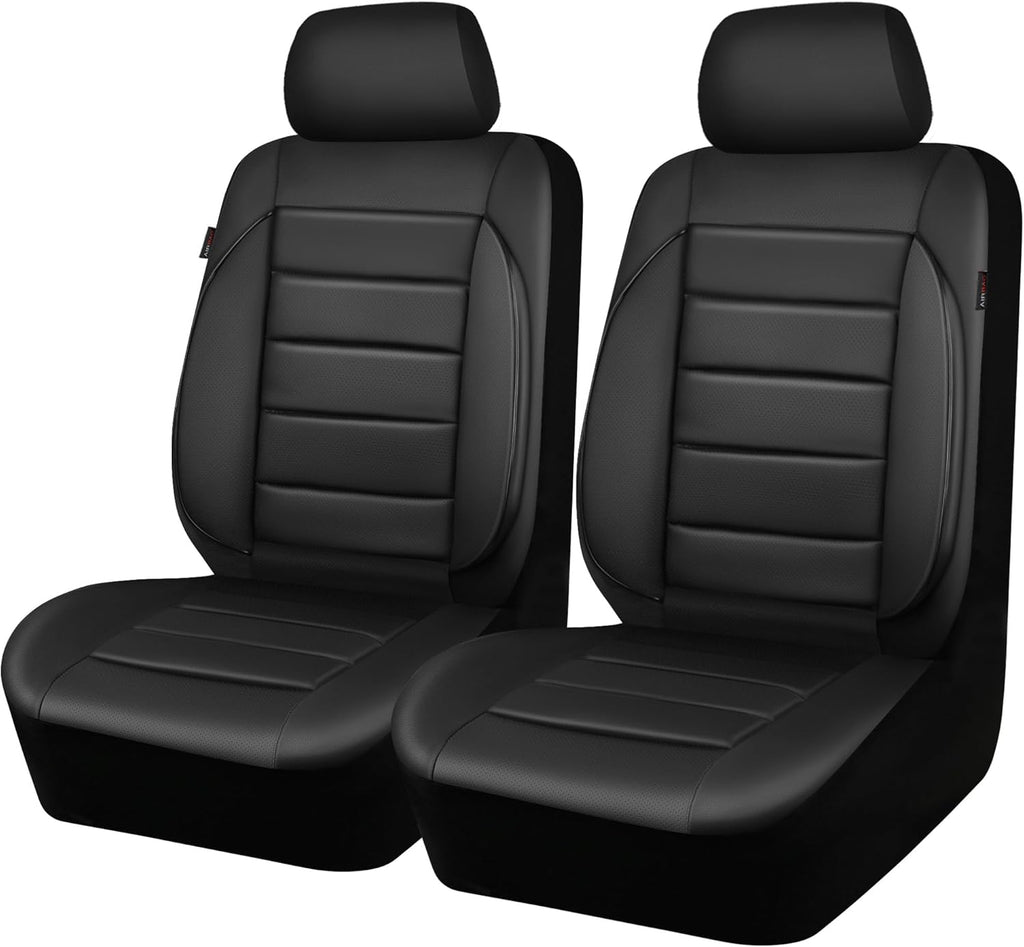 car pass faux leather car seat covers front, view 9