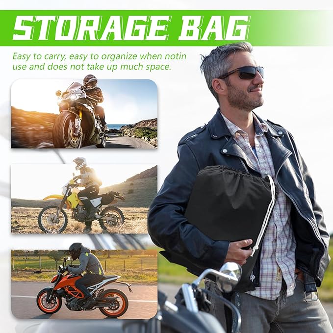 COVERVIN Motorcycle Cover, All Weather Outdoor Waterproof Night Protection - Image 8