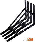 neodrop 4-pack 18 inch heavy duty shelf brackets, main product view