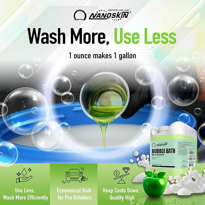Nanoskin BUBBLE BATH Foaming Car Wash Shampoo 5 Gallons - Image 2