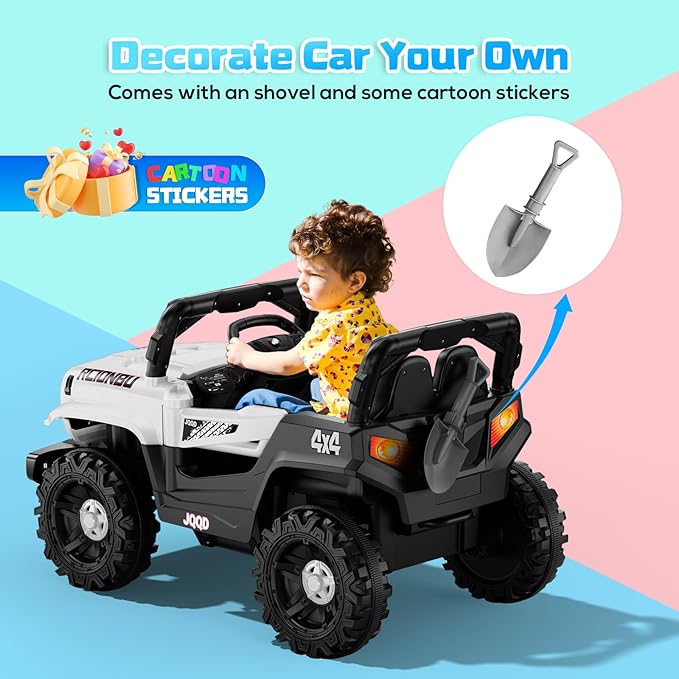 SEALIGHT 12V Kids Ride On Car Truck w/Parent Remote Control, Electric Car - Image 3