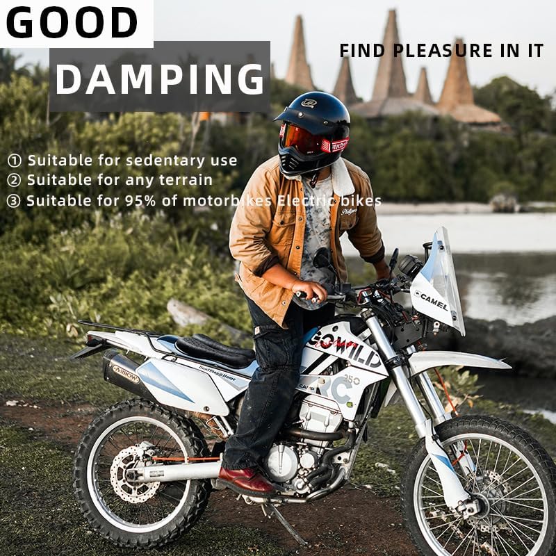 Motorcycle Seat Cushion for Can-Am Spyder RT 2010-2026,Gel Seat Cover Breathable Honeycomb Design for Long Rides Comfortable Padding Unique Look