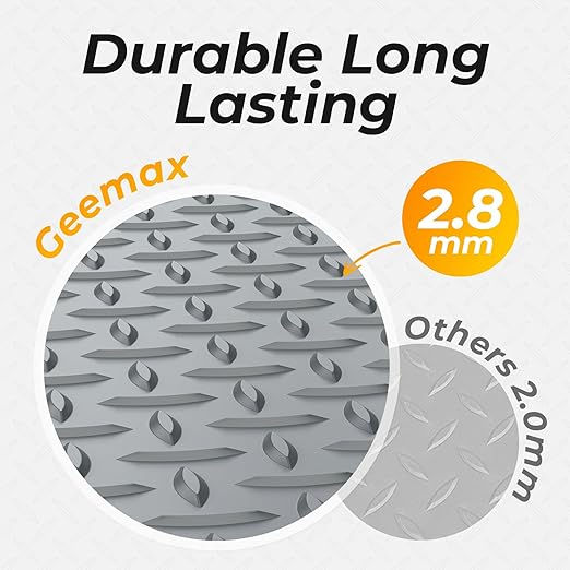 7.5 x 16 FT Garage Floor Mats for Under Car, 2.8mm Thickened Rubber Flooring - Image 3