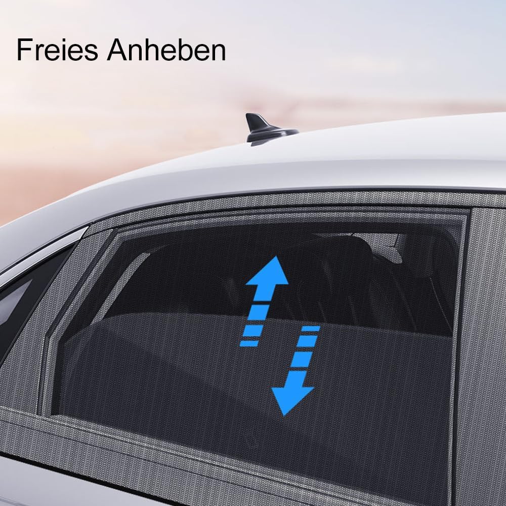 Car Window Screens for Subaru Forester 5 (V) SK 2019-2024, Transit Window Covers Front Door Bug Screens Car Side Window Sun Shade Mosquito Net Solar/UV Protection