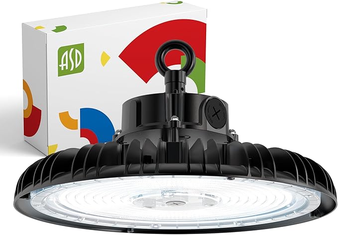 ASD LED High Bay UFO Light Fixture, Commercial Shop Lighting | Dimmable by ASDLightingCorporation