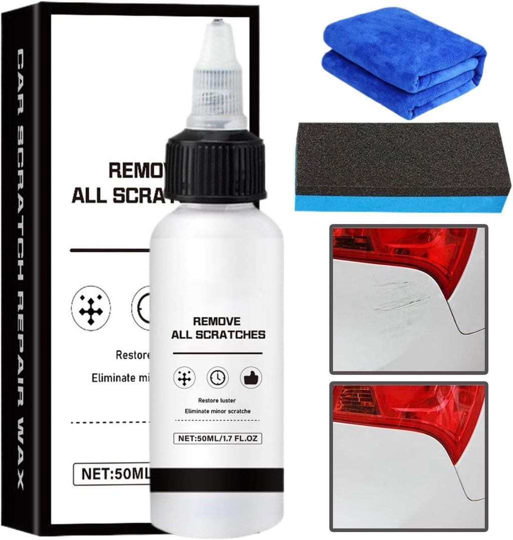 Car Scratch Repair Cream - 50ml Compact Automotive Maintenance Paste | Vehicles Paint Repair Cream | for Vehicle Trailer RV Truck Automotive Sedan