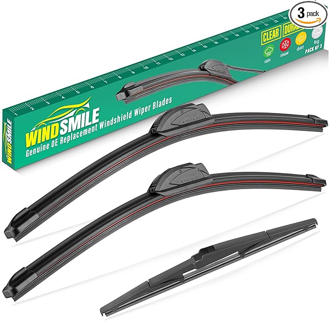 26" 18" 14" Windshield Wiper Blades Replacement by WINDSMILE