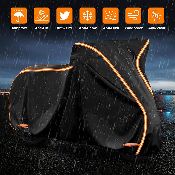 420D Motorcycle Cover for Sport Model Harley Davidson Sportster S, Sporster 883 - Image 3