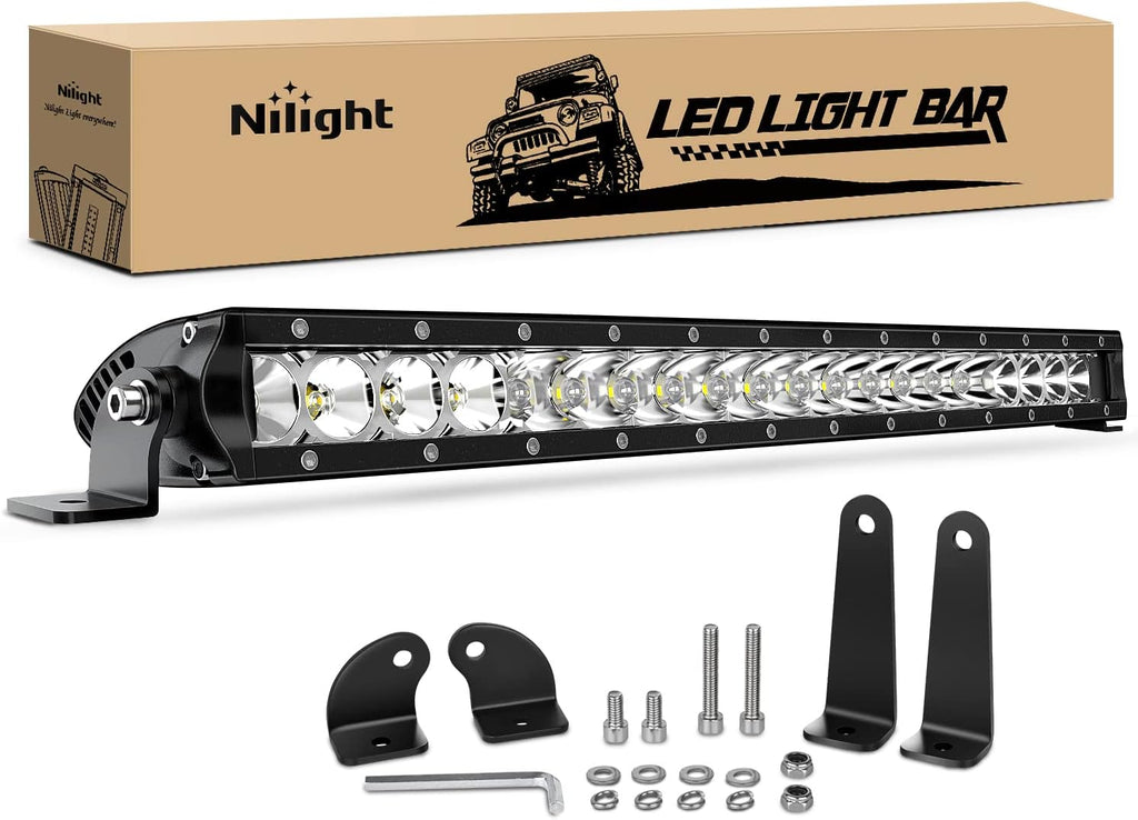 nilight - 40004c-a led light bar 21inch 100w shown in use