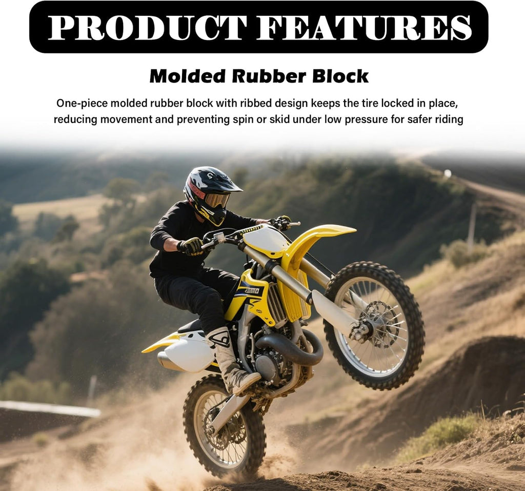 2.15 Inch Motorcycle Rim Lock,Motorcycle Wheel Lock for Rim Avoids Damage to Inner Tubes,Univesal Rims Locks Dirt Bike Motorcycles Accessories Compatible with 50cc-250cc