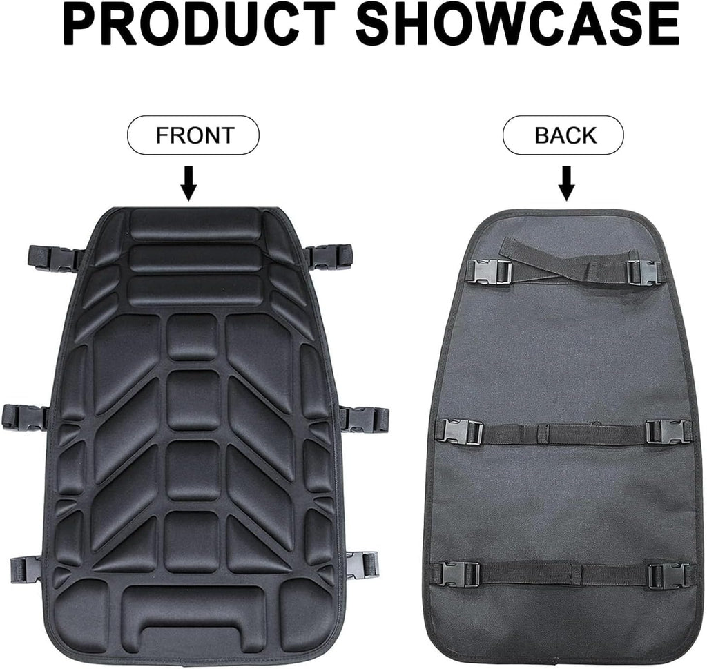 ATV Seat Cushion Cover for Polaris Sportsman 850 Premium 2021-2025, 3D Breathable Shock Absorbing Non Slip Water-Resistant Padded Quad Seat Protector