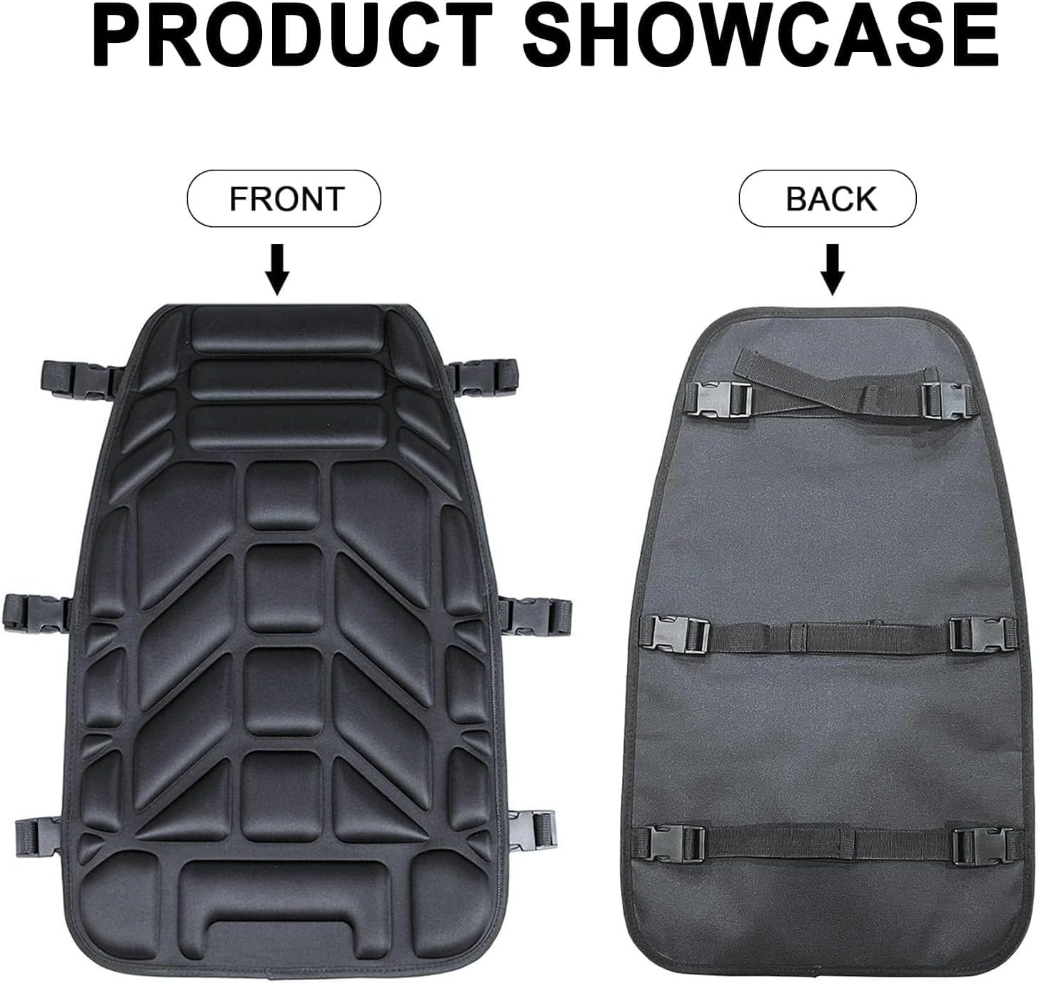 ATV Seat Cushion Cover for Polaris Sportsman 850 Premium 2021-2025, 3D Breathable Shock Absorbing Non Slip Water-Resistant Padded Quad Seat Protector