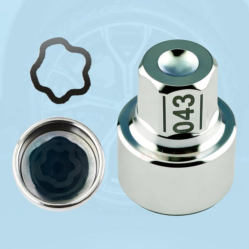 #043 Compatible with BMW 1 3 5 7 8 X2 X3 X5 X6 Wheel Lock Key Tire Lug Key | 043 Wheel Locking Nut Key Replacement