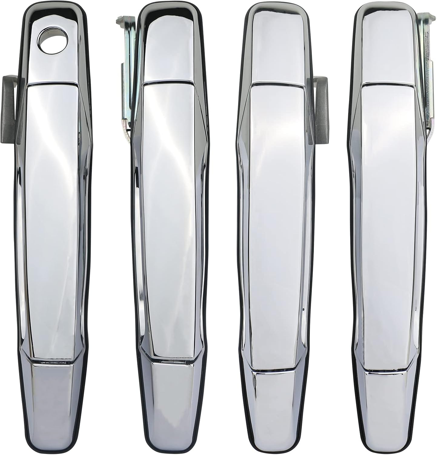 APPERFiT Upgraded Exterior Door Handles Chrome Compatible with 2007-2013 Chevy Chevrolet Silverado 1500 2500 3500 Suburban Tahoe Avalanche, GMC Sierra Yukon, Cadillac Escalade