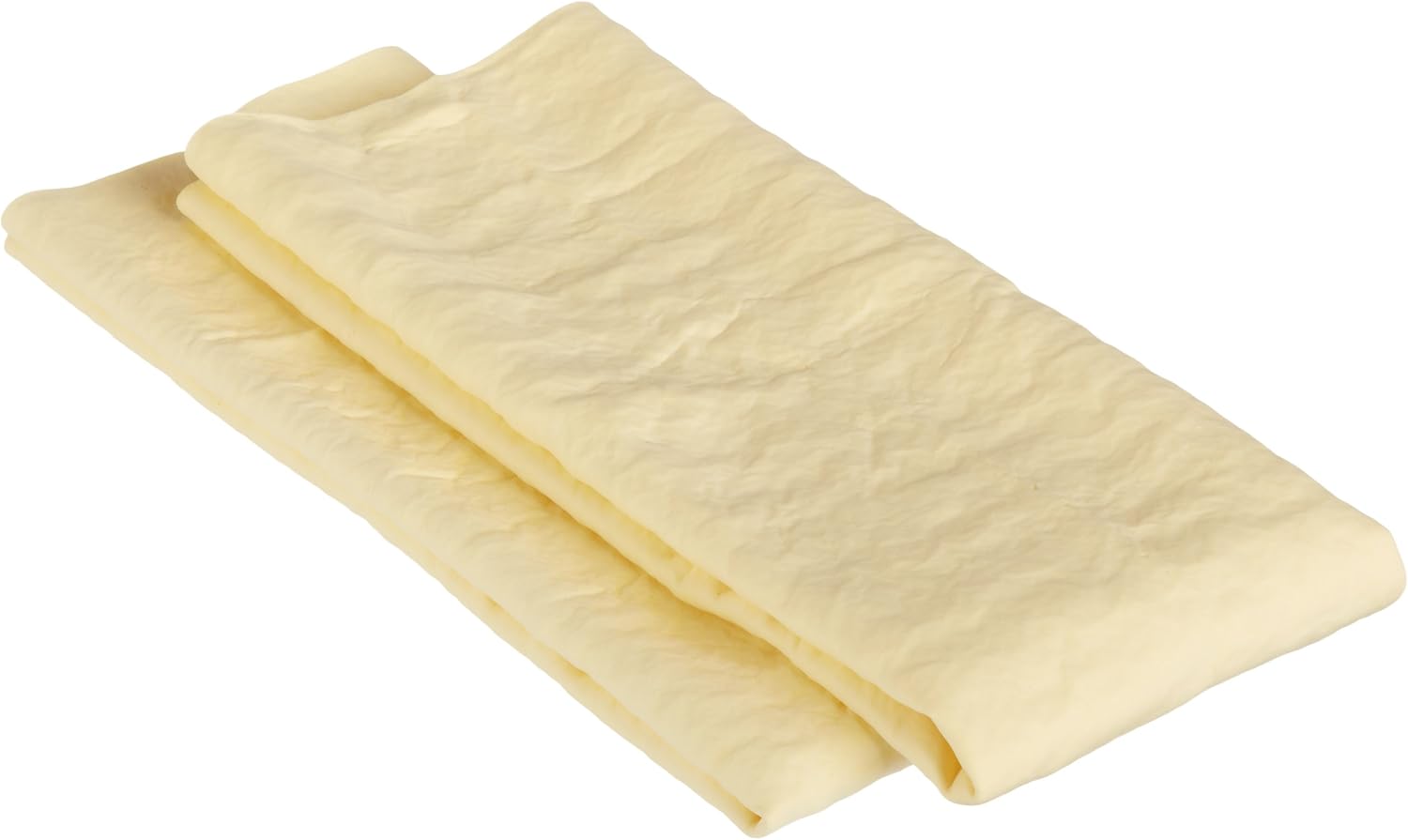 Amazon Basics Super Absorbent Drying Synthetic Chamois Cleaning Cloth, Machine Washable, 26" x 17", Yellow, 2 Pack