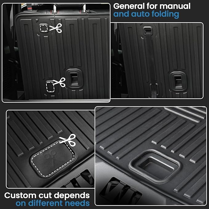 Floor Mats for 2020-2024 2025 Ford Explorer 7 Seats Bench Seat Car Mat - Image 8