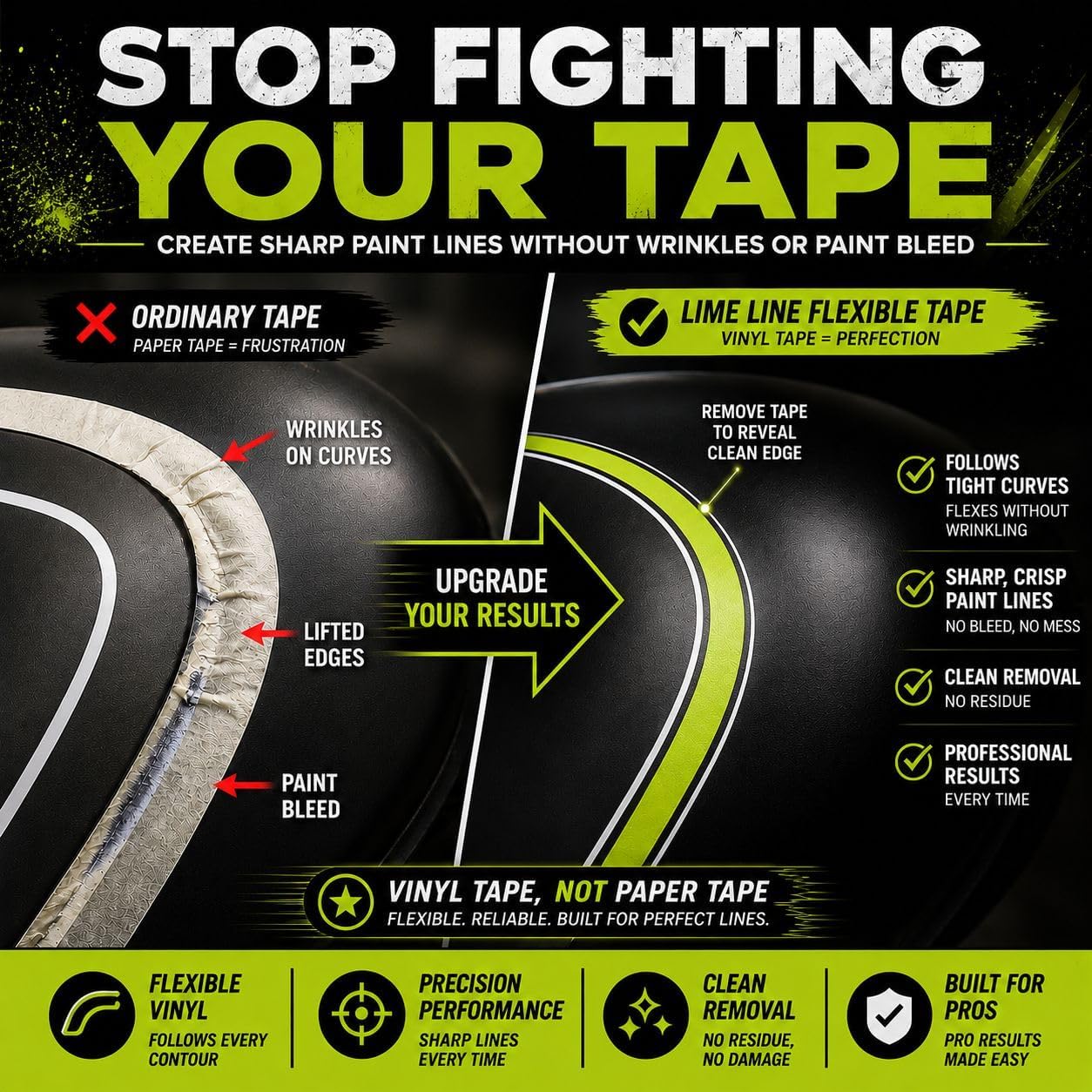 1/8" Fineline Automotive pinstriping Masking Tape (1)