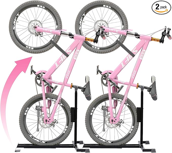 Bike Stand, Vertical Bike Rack For Indoor Bike Storage, Upright Bicycle Stand by PHUNAYA