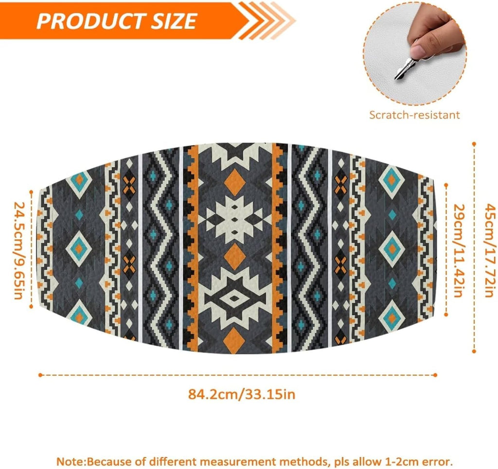 Aztec Tribal Dirt Bike Seat Cover Anti Slip Motorcycle Seat Cover Scratch-Resistant for E Dirt Pit Bike Ebike Motocross Motorcycle Enduro KX KLX 65 80 85 100 110 250 450