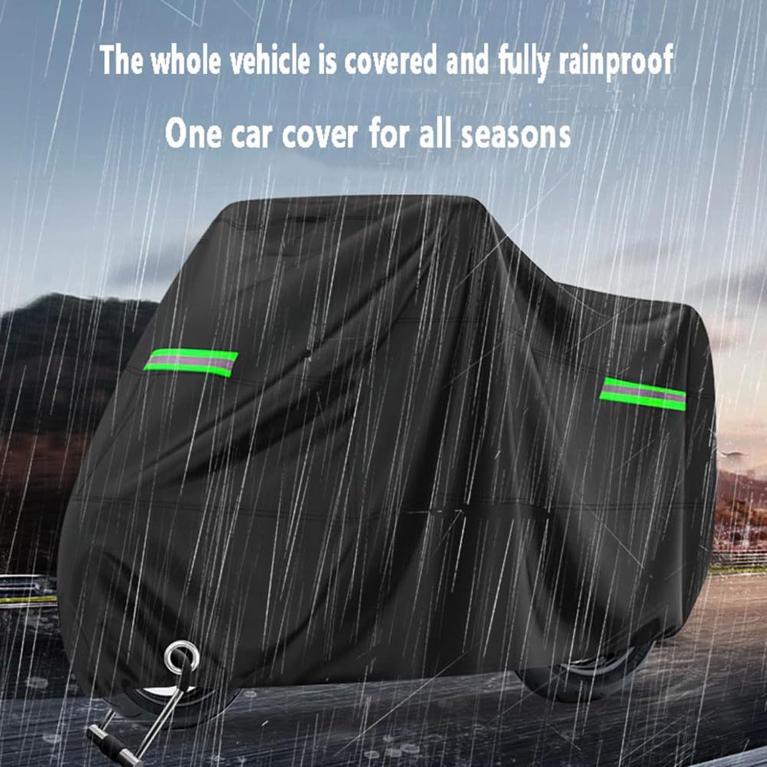 Motorcycle Cover for BMW R 1200 GS LC R1200GS R 1200GS ADV R1200GS Rallye Premium Waterproof Durable All-Weather 190T Indoor Outdoor Protection Cover Accessories Black Green