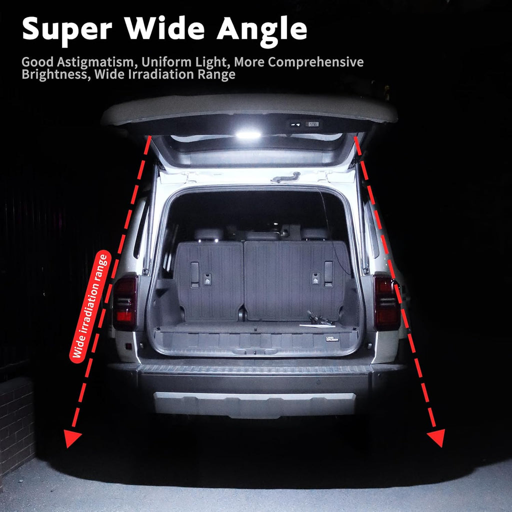 Tailgate Decorative Lights for 2024-2026 Toyota Land Cruiser 250 1958 Prado Lc250 Trunk High Brightness LED Lighting Punch-Free Waterproof Interior Modification Accessories (Electric tailgate)