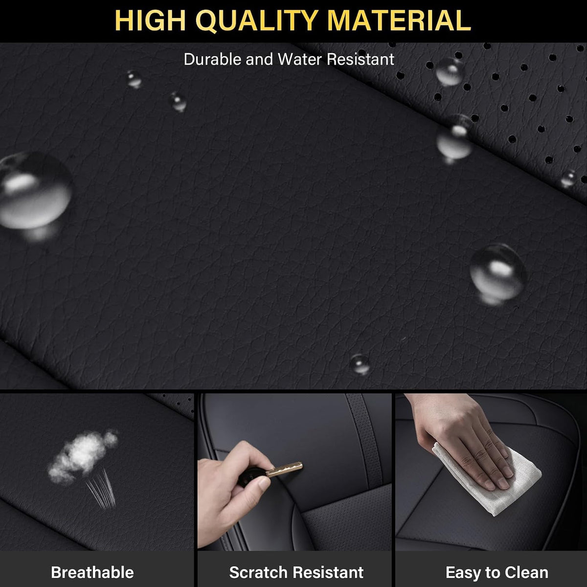 coverado chevy silverado seat covers, faux leather seat on a desk or shelf