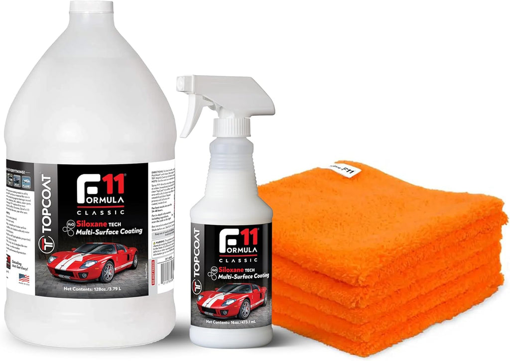 TopCoat F11 Polish & Sealer for Cars, Bikes and More – Water-Based Alternative