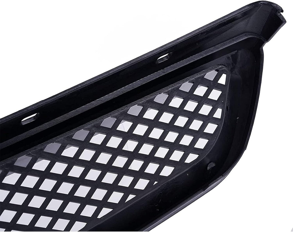 Front Bumper Grille Fit 1999-2000 for Civic Coupe/Sedan JDM Type R ABS Black Mesh Front Upper Grill Guard Replacement Part