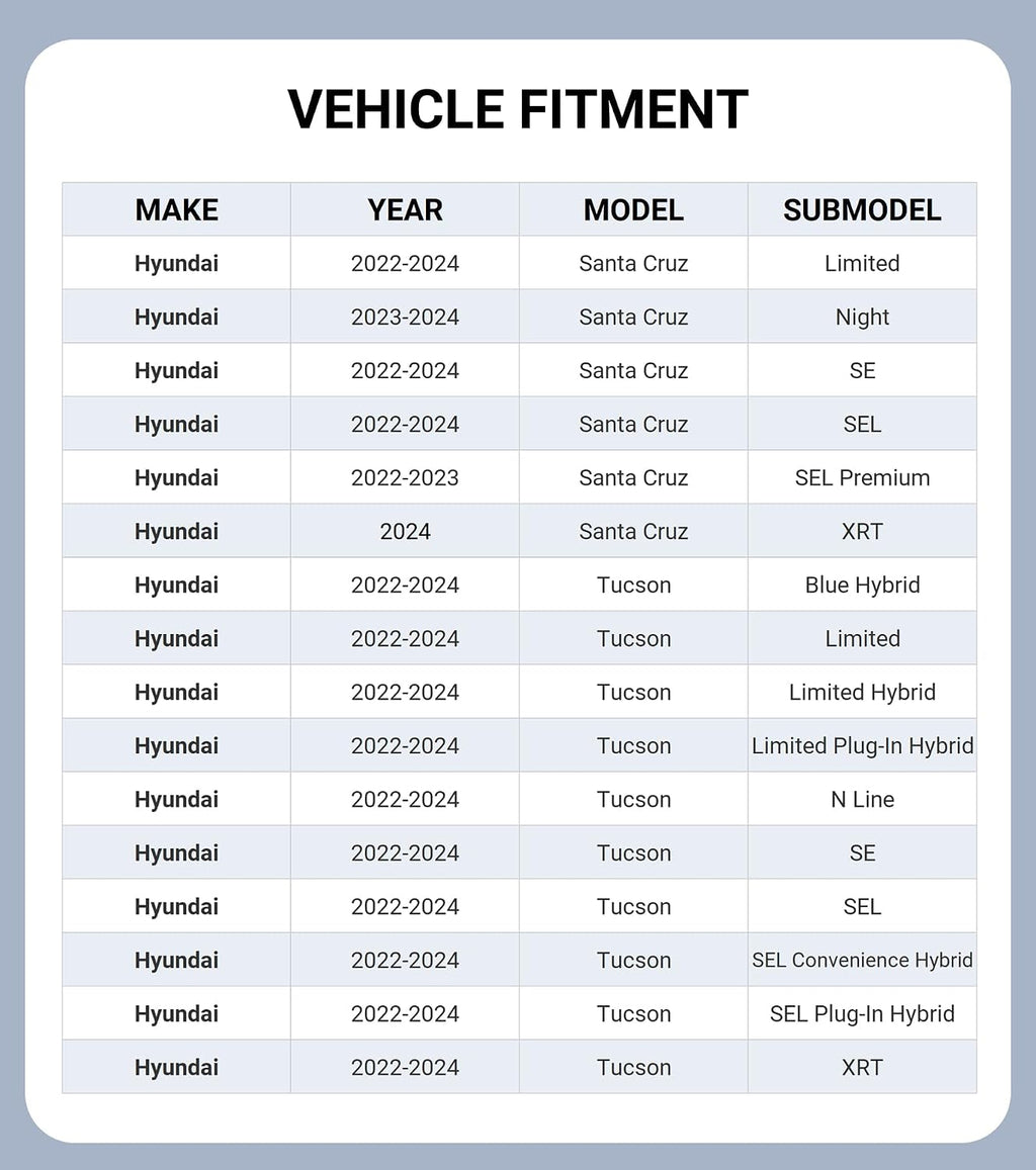 Pigenius Windshield Sunshade for Hyundai Santa Cruz/Tucson 2022-2025, Metallic Silver Finish