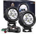 nilight 2 pcs 3 inch round motorcycle spot, main product view