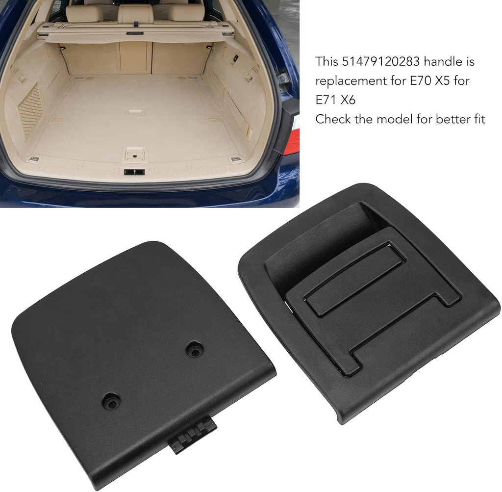 Dan&Dre ABS Trunk Floor Carpet Handle 51479120283 Replacement with Premium ABS Material for X5 E70 X6 E71 2007-2014