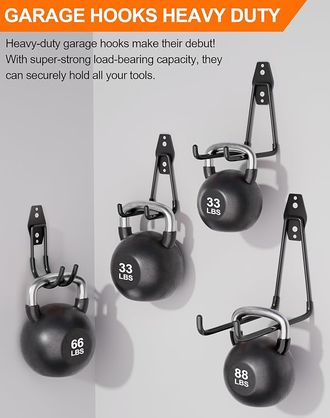 QcoQce 14 Pack Garage Hooks Heavy Duty - Image 3