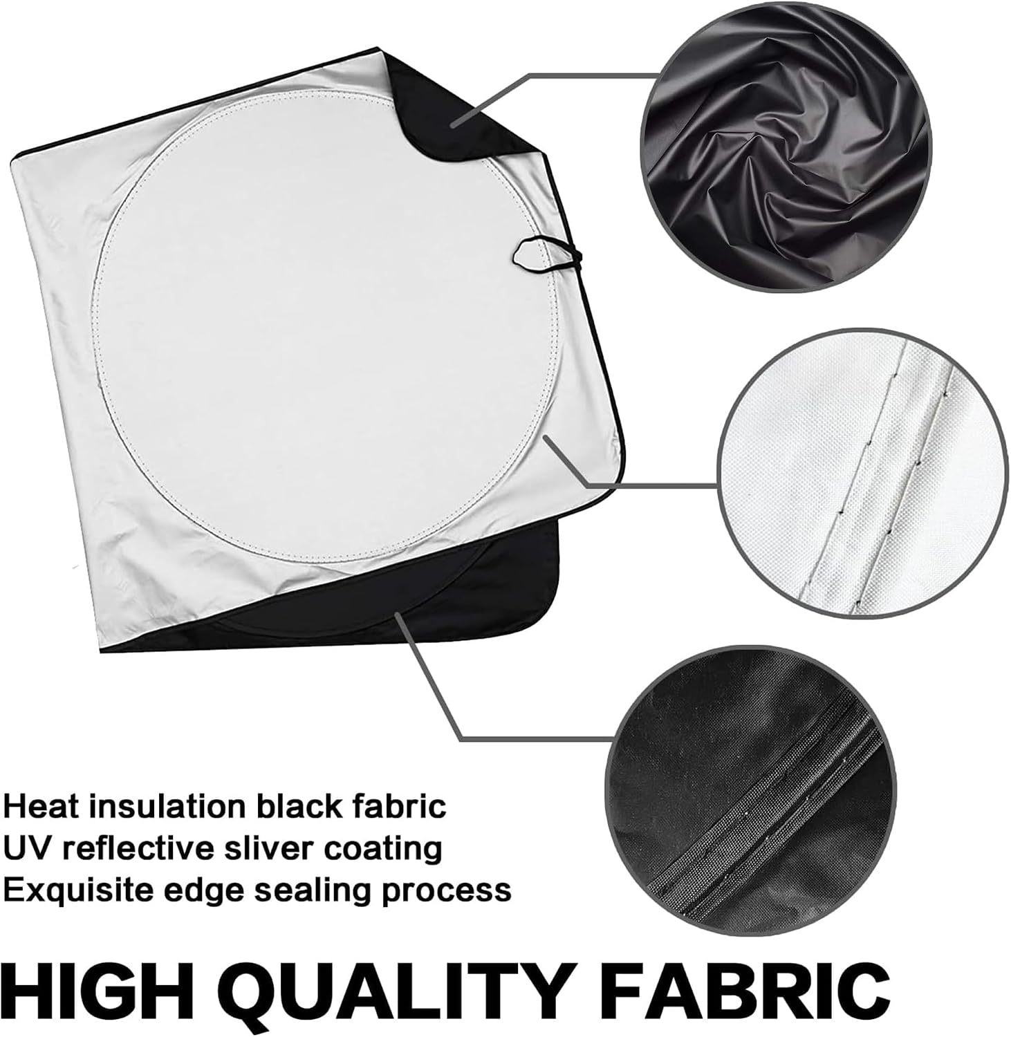 Dachshund Dog Windshield Sunshade for Car SUV Truck Foldable Uv Ray Reflector Front Window Sun Shade Visor Shield Cover -59" X 31"
