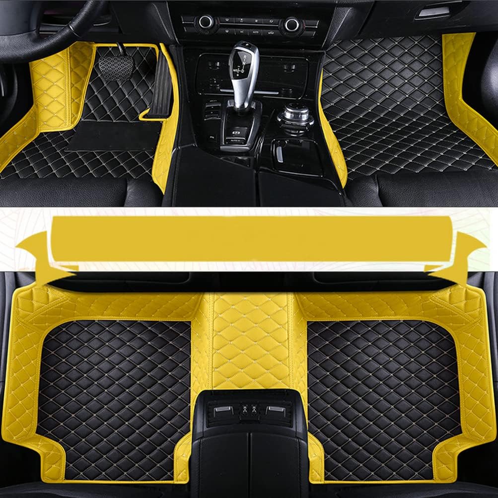 Custom Colors Car Floor Mats Black Pink