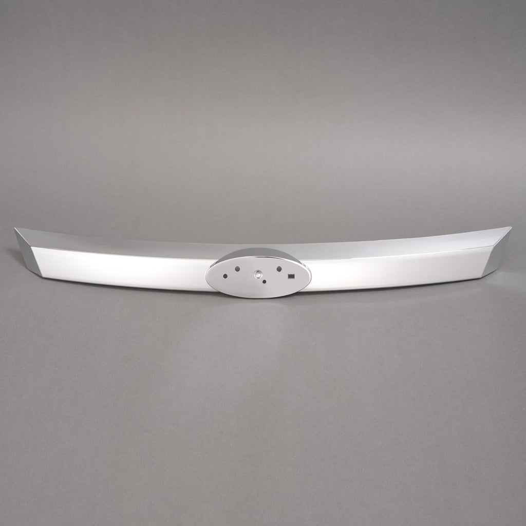 KUAFU Center Grille Molding Compatible with 2010-2012 Ford Fusion FO1210108 BE5Z8200BA Front Bumper Grill Molding Trim Chrome Silvery