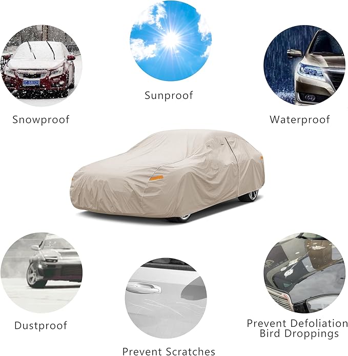 Heavy Duty Outdoor Car Cover Custom Fit - Image 4