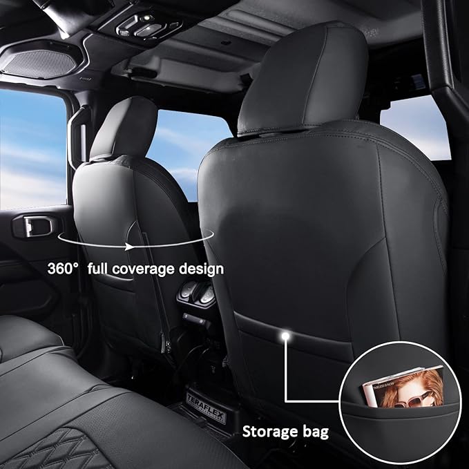 GIANT PANDA Customized Front Car Seat Covers - Image 7
