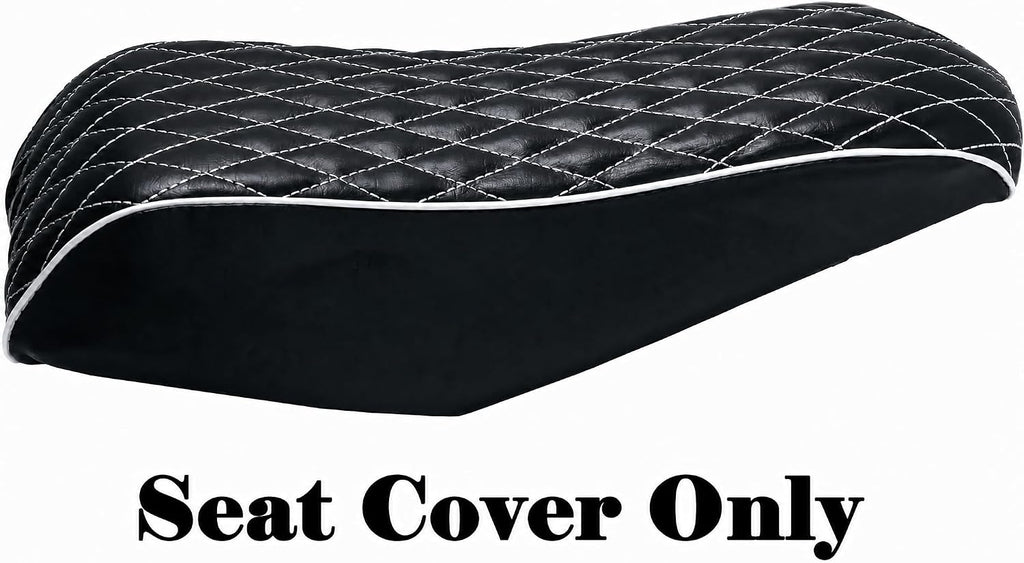 JMCHstore Green Diamond Stitch Retro Seat Cover for Coleman CC100X Mini Bike 98cc,Hisun 100CC Kids Trail Bike Cushion Replacement Parts