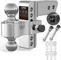 adjustable trailer hitch for 2.5" receiver, 6 in, main product view